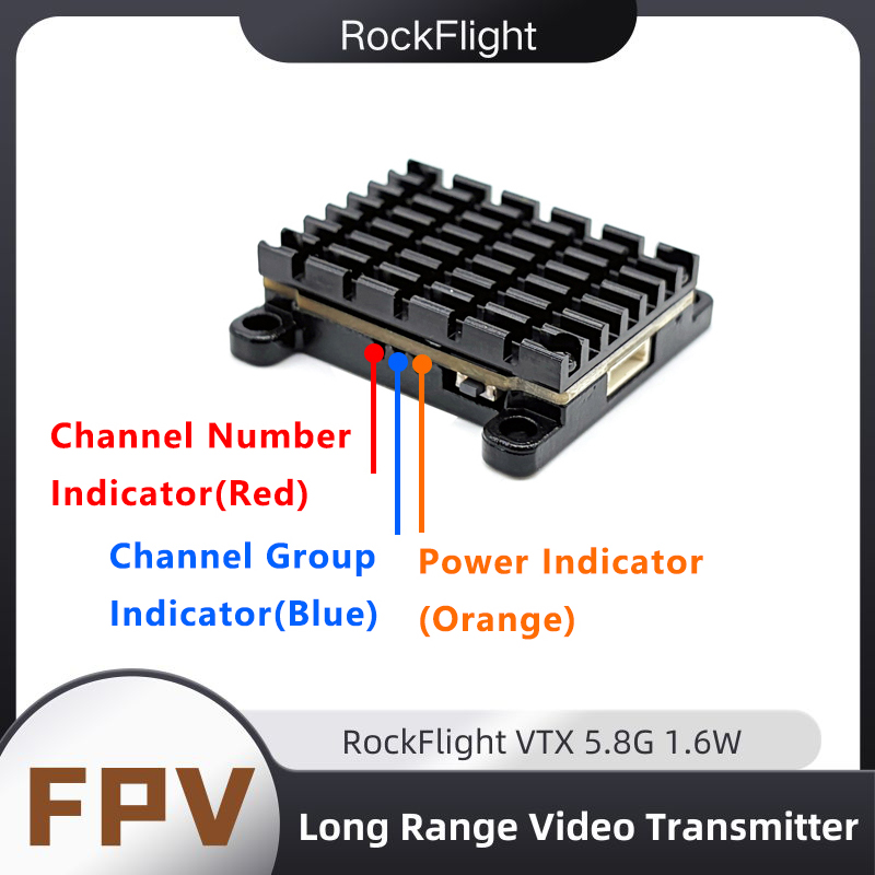 RockFlight TX663 VTX 5.8G 48CH - Drone Rc Toy recension och pris