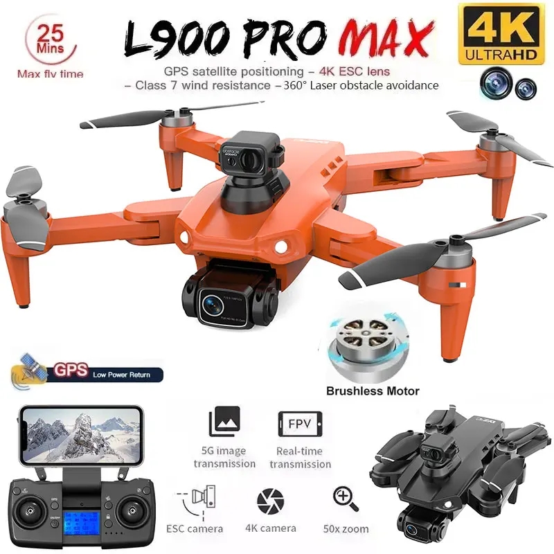 L900 Pro MAX GPS Drone 4K Prof - Drone Ae Rc recension och pris