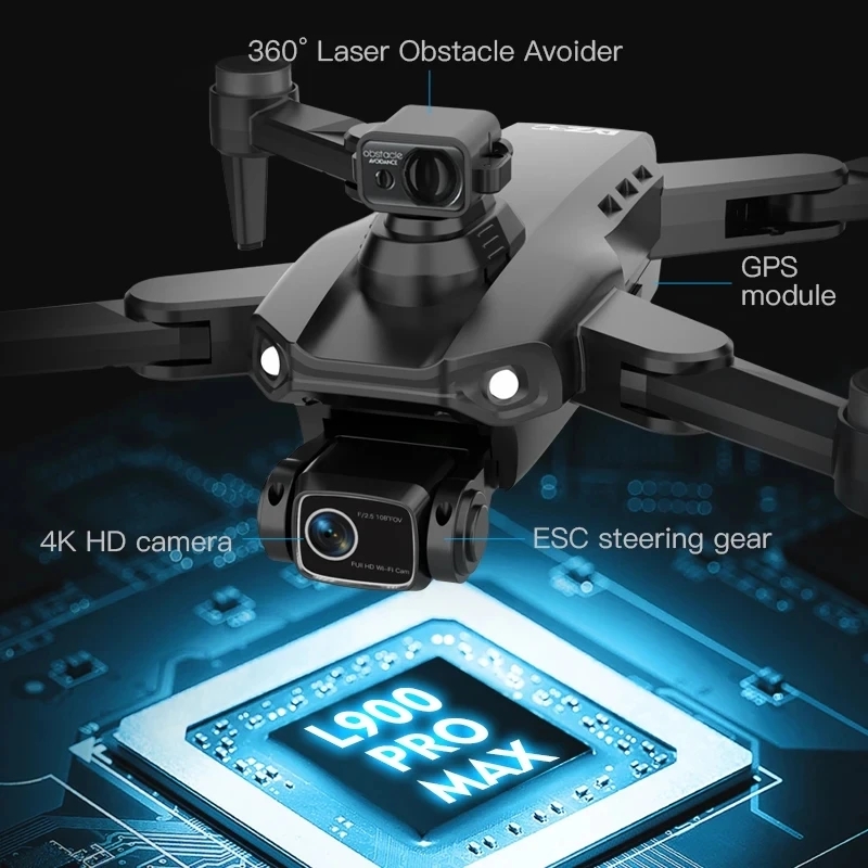 L900 Pro MAX GPS Drone 4K Prof - Drone Ae Rc recension och pris