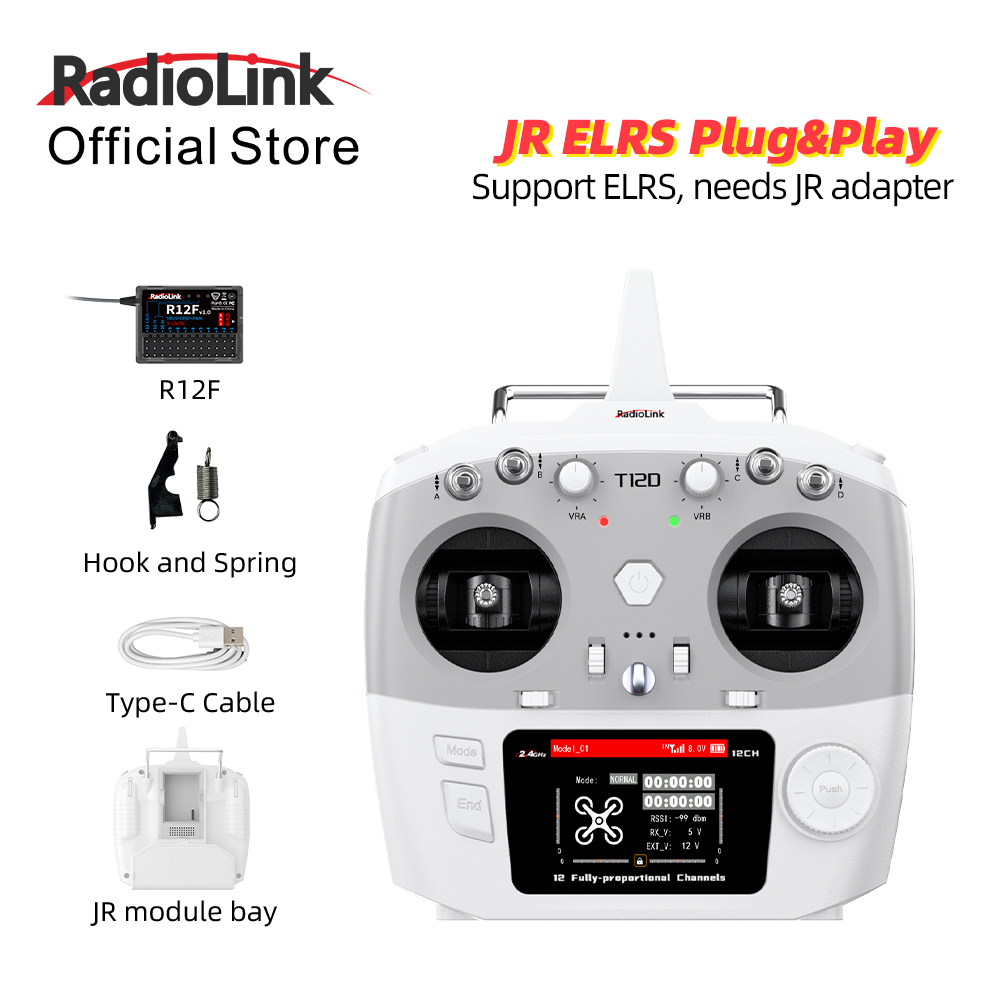 RadioLink T12D JR Module 12CH  - Drone Rc Leading recension och pris