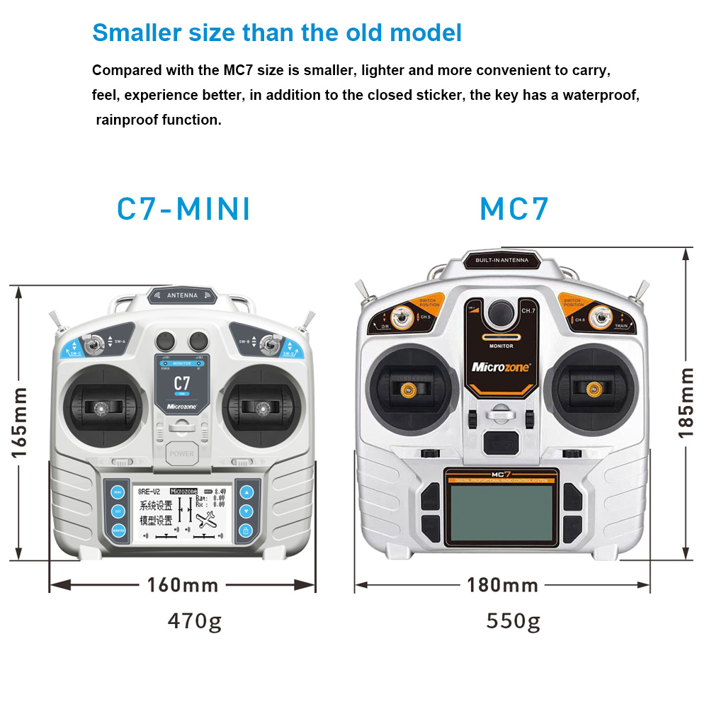 MicroZone MC7 Controller C7 MI - Drone Rc Leading recension och pris