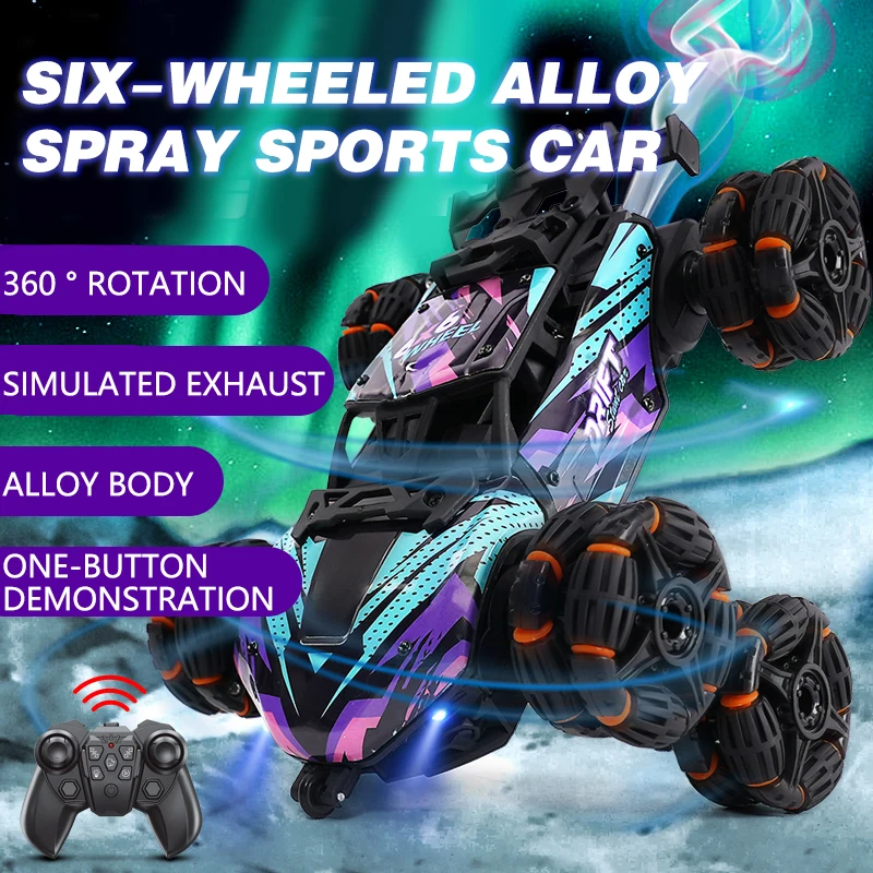 Six Wheels Dual RC Car Toy Spr - Drone Ae Rc recension och pris