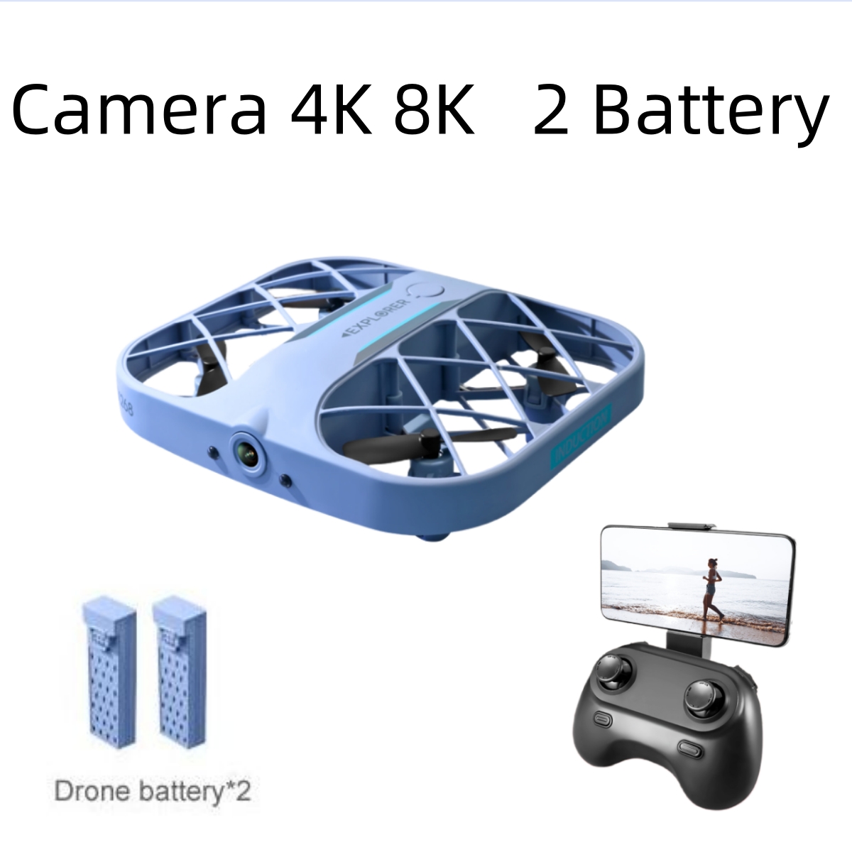 JJRC H107 FPV RC Drone with 2  - Drone Ae Rc recension och pris